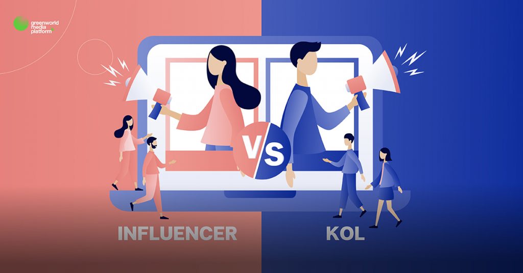 ความแตกต่างระหว่าง Influencer และ KOL ผู้มีอิทธิพลทางความคิดในโลก social media